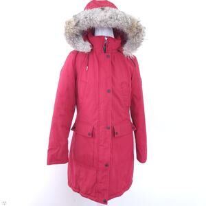 Andrew Marc Parka Anorak Women Size Small, Coat, Hooded Very Warm Jacket